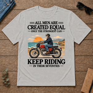 Only The Strongest Can Keep Riding In Their 70s - ash - TS2D-Ash
