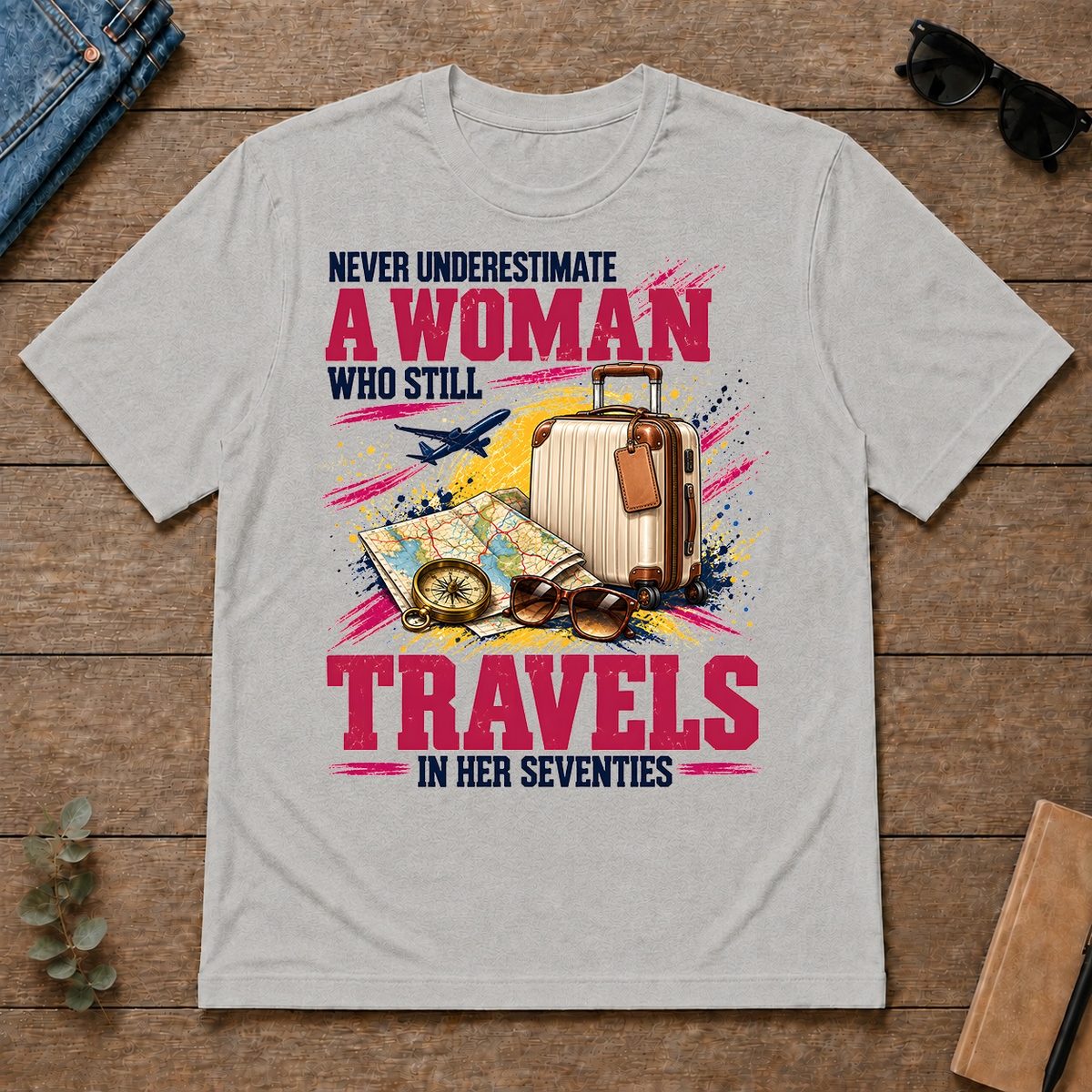 A Woman Still Travels In Her Seventies - ash - TS2D-Ash