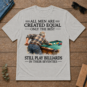 Still Play Billiards In Seventies - ash - TS2D-Ash
