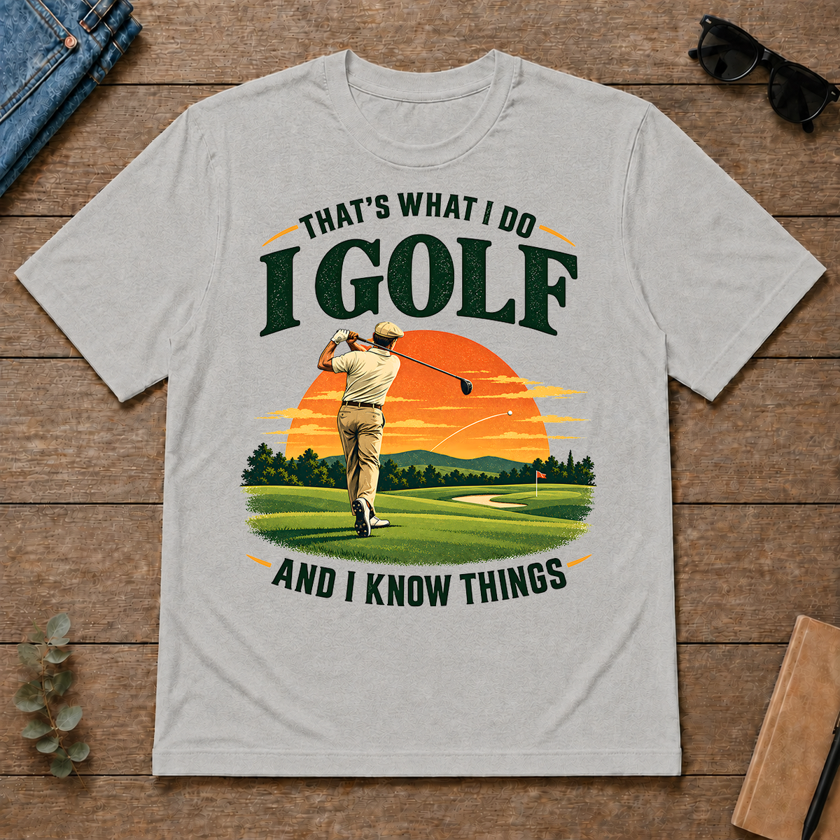 I Golf And I Know Things - ash - TS2D-Ash