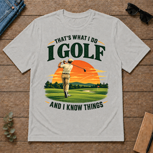 I Golf And I Know Things - ash - TS2D-Ash