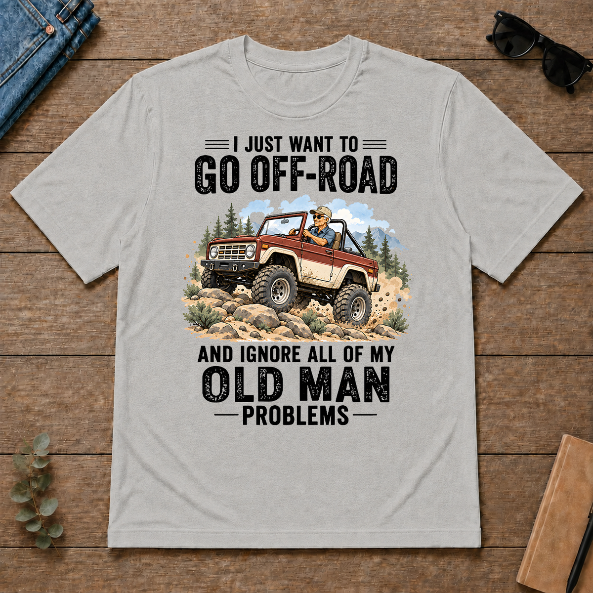 I Just Want To Go Off-road Art - ash - TS2D-Ash