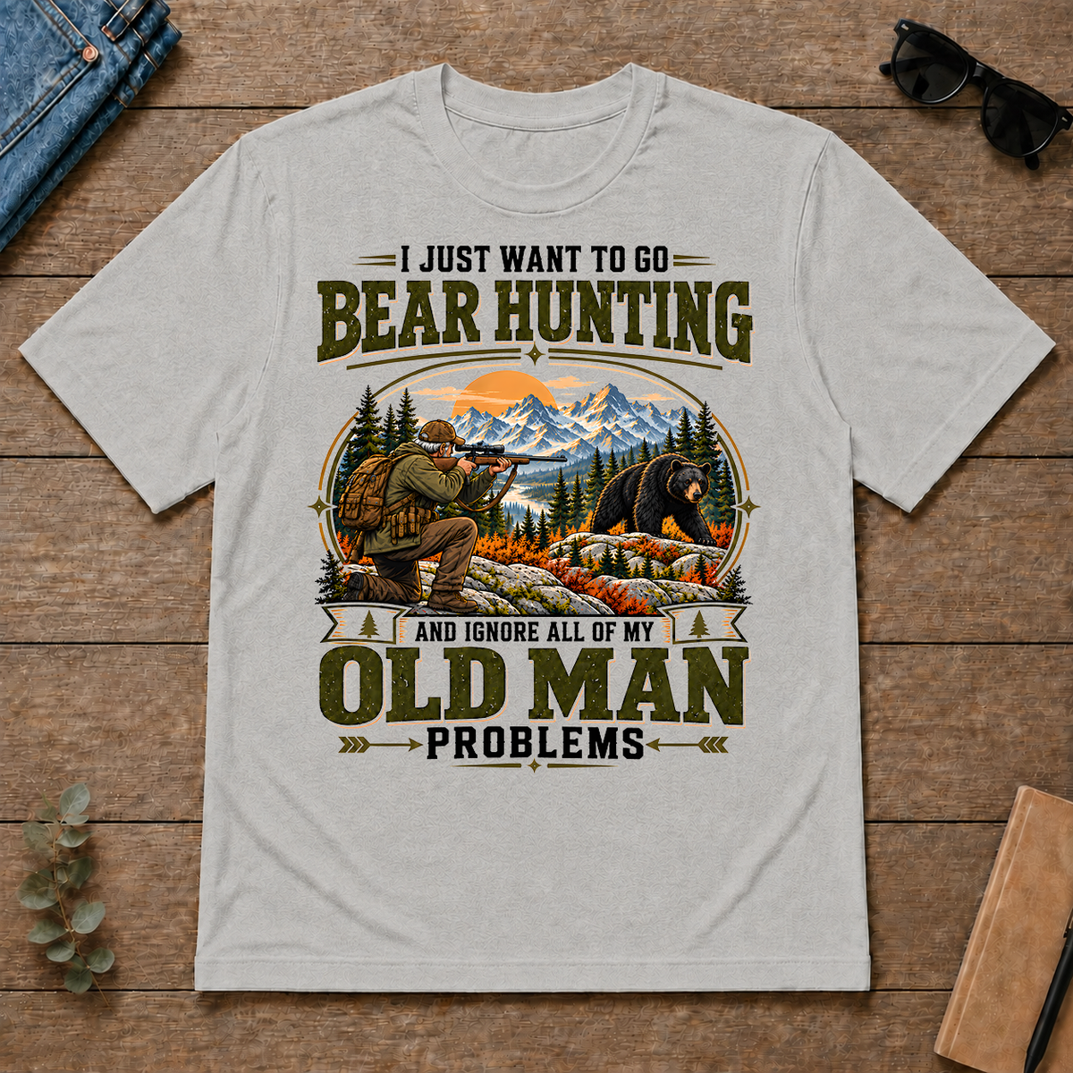 I Just Want To Go Bear Hunting & Ignore All Old Man Problems - ash - TS2D-Ash