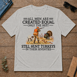 All Men Are Created Equal Turkeys Hunting 70s - ash - TS2D-Ash