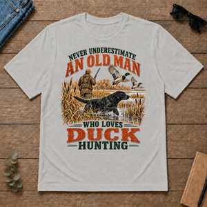 An Old Man Loves Duck Hunting - ash - TS2D-Ash