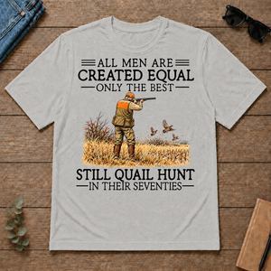All Men Are Created Equal Quail Hunting 70s - ash - TS2D-Ash