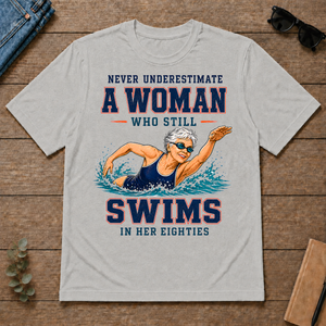 Never Underestimate A Woman Still Swims In Her 80s - ash - TS2D-Ash