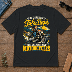 Grandpas Ride Motorcycles - black - TS2D-Black