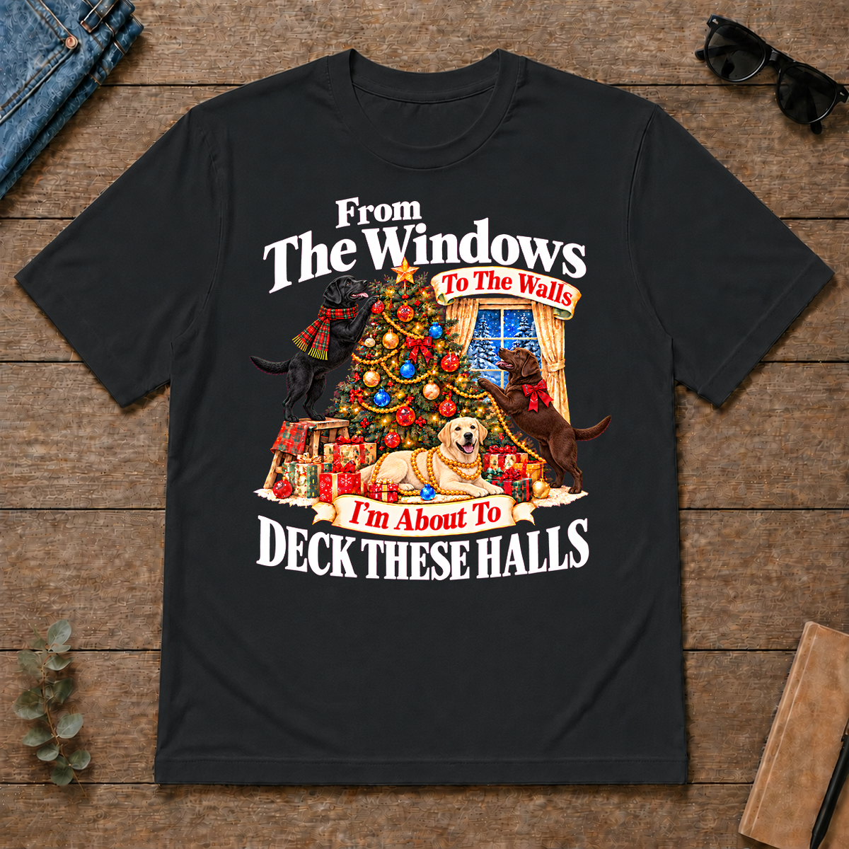 From the Windows to the Walls Labrador Retriever - black - TS2D-Black
