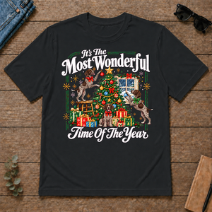 Wonderful Christmas German Shorthaired Pointer - black - TS2D-Black