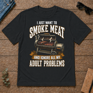 Vintage I Just Want To Smoke Meat - black - TS2D-Black
