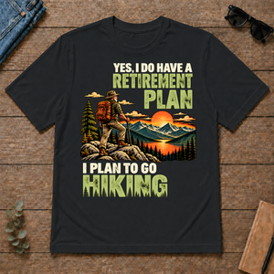 I Plan To Go Hiking - black - TS2D-Black