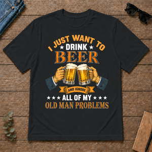 Vintage I Just Want To Drink Beer - black - TS2D-Black
