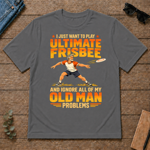 I Just Want To Play Ultimate Frisbee - charcoal - TS2D-Charcoal