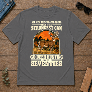 Deer Hunting Seventies Vintage - charcoal - TS2D-Charcoal