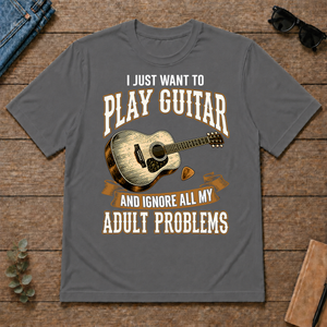 Vintage I Just Want To Play Guitar - charcoal - TS2D-Charcoal