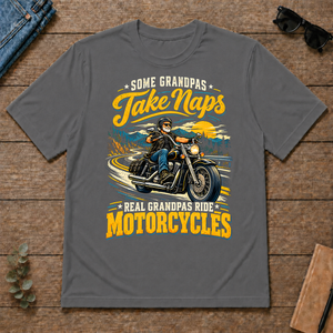 Grandpas Ride Motorcycles - charcoal - TS2D-Charcoal