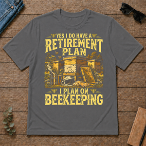 I Do Have A Retirement Plan I Plan On Beekeeping - charcoal - TS2D-Charcoal