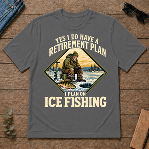 I Plan On Ice Fishing - charcoal - TS2D-Charcoal
