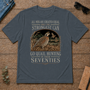 Quail Hunting Strongest Man In Seventies - dark-heather - TS2D-DarkHeather