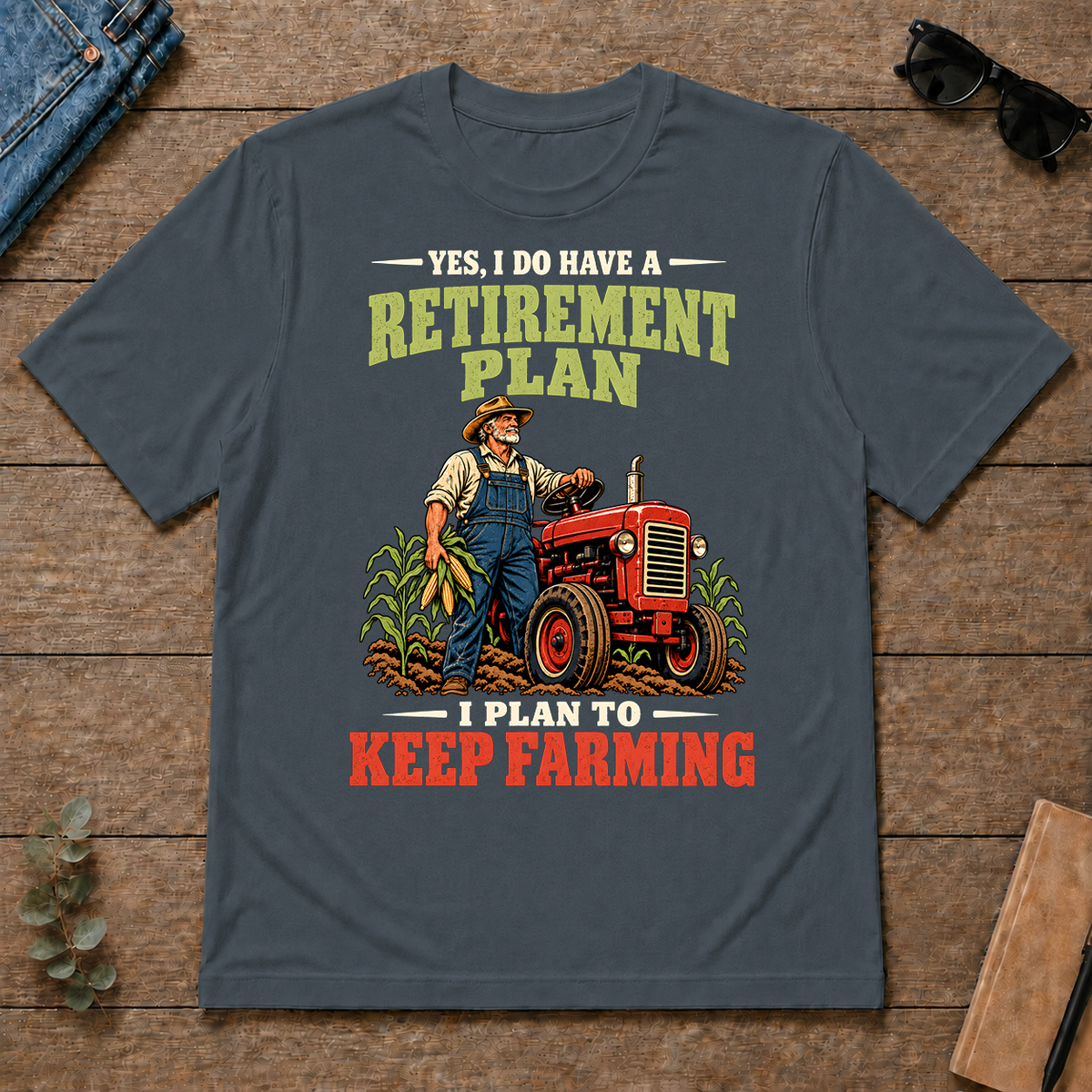I Plan To Keep Farming - dark-heather - TS2D-DarkHeather