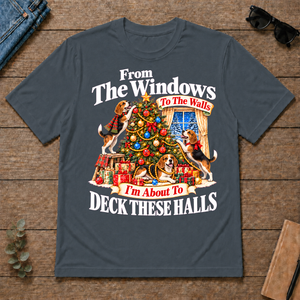 From the Windows to the Walls Beagle - dark-heather - TS2D-DarkHeather