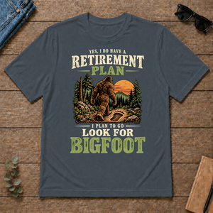 I Plan To Go Look For Bigfoot - dark-heather - TS2D-DarkHeather