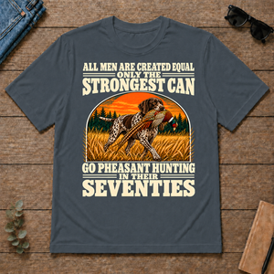 Pheasant Hunting Seventies Vintage - dark-heather - TS2D-DarkHeather
