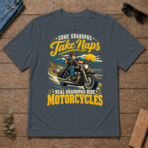 Grandpas Ride Motorcycles - dark-heather - TS2D-DarkHeather