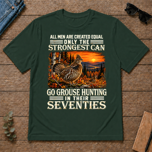 Grouse Hunting Strongest Man In Seventies - forest-green - TS2D-ForestGreen