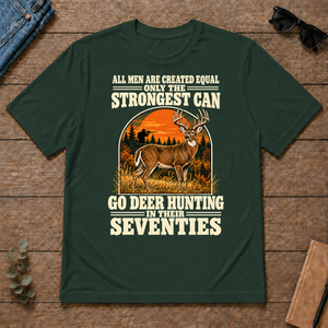 Deer Hunting Seventies Vintage - forest-green - TS2D-ForestGreen