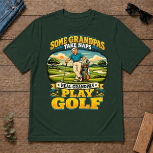 Real Grandpas Play Golf - forest-green - TS2D-ForestGreen