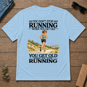 Don't Stop Running - light-blue - TS2D-LightBlue