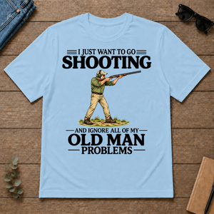 I Just Want To Go Shooting - light-blue - TS2D-LightBlue