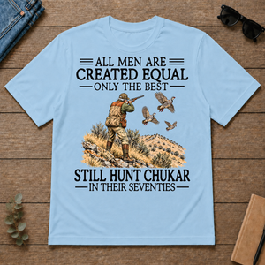 All Men Are Created Equal Chukar Hunting 70s - light-blue - TS2D-LightBlue