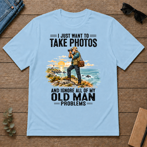 I Just Want To Take Photos Art - light-blue - TS2D-LightBlue
