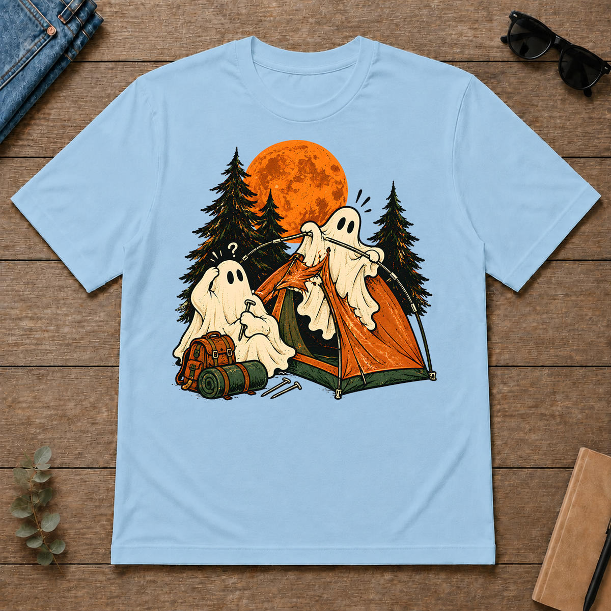 Ghosts And The Tent_ - light-blue - TS2D-LightBlue
