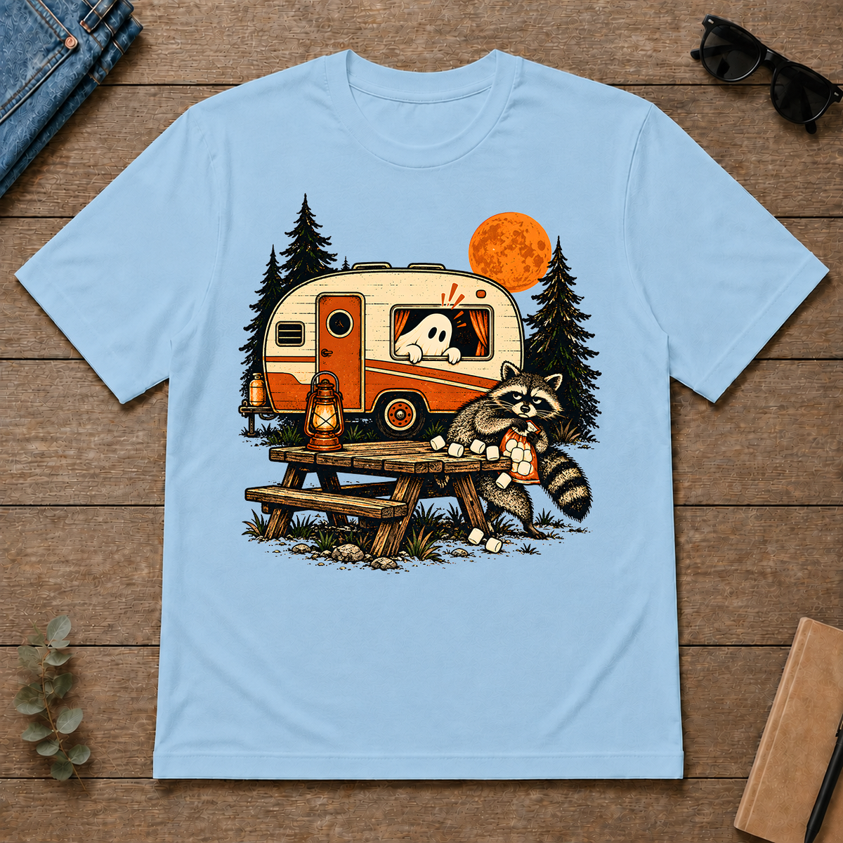 The Midnight Snack Bandit - light-blue - TS2D-LightBlue