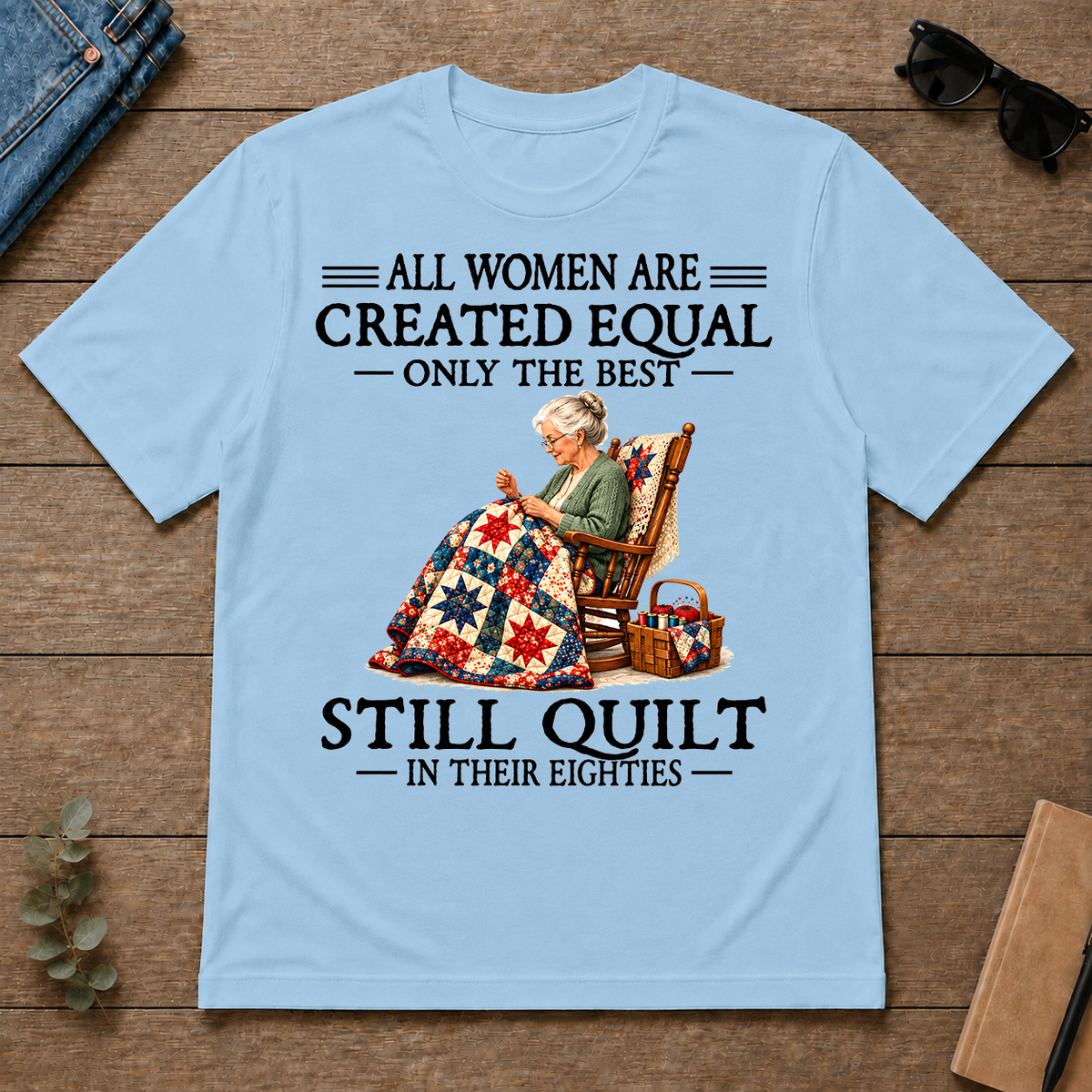 Still Quilt 80S - light-blue - TS2D-LightBlue