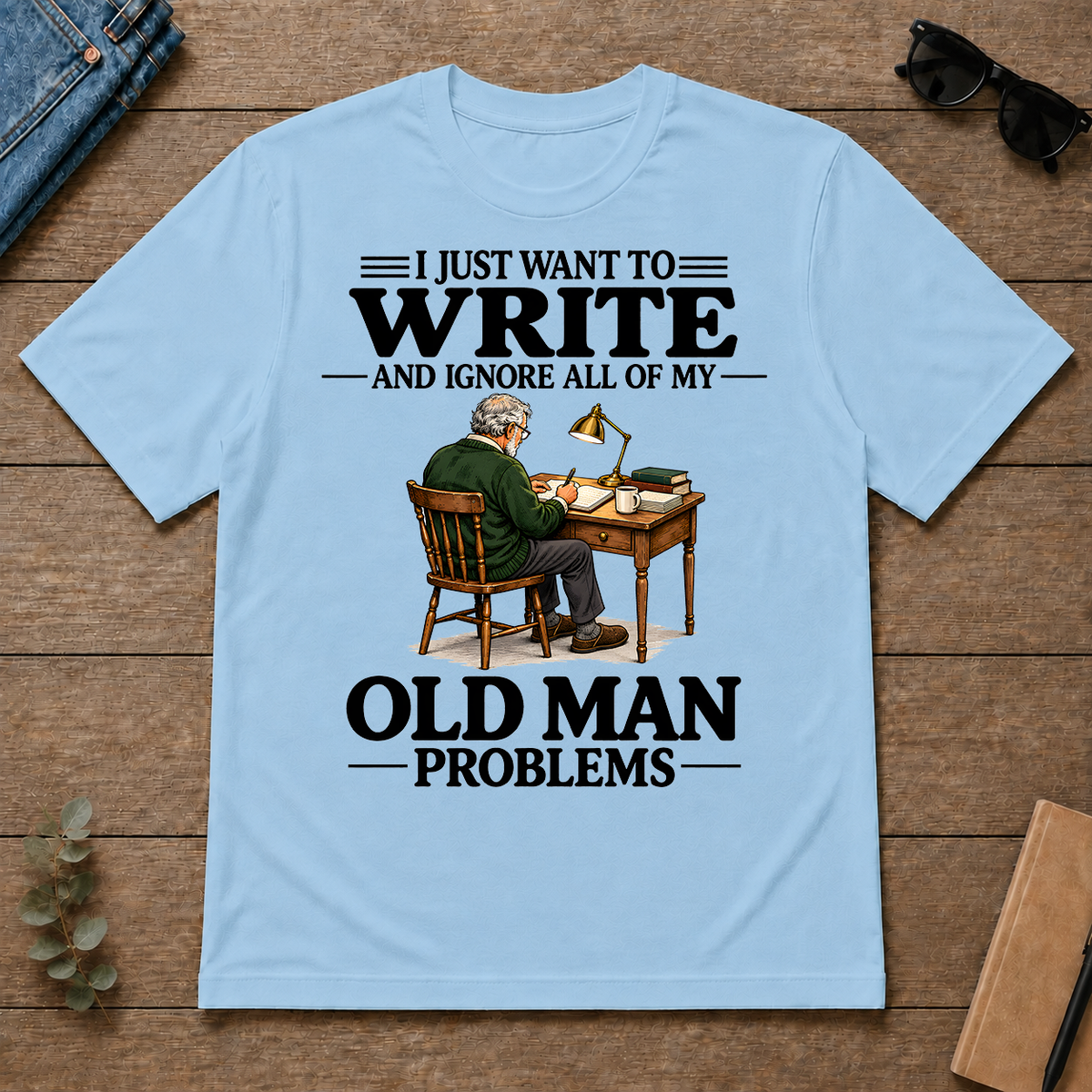 I Just Want To Write - light-blue - TS2D-LightBlue