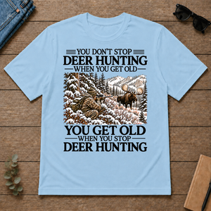 Don't Stop Moose Hunting Snow - light-blue - TS2D-LightBlue