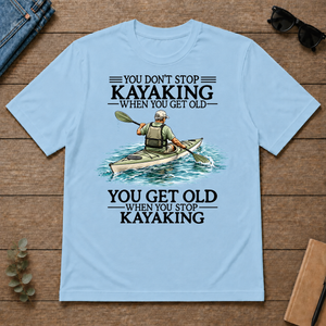 Don't Stop Kayaking - light-blue - TS2D-LightBlue