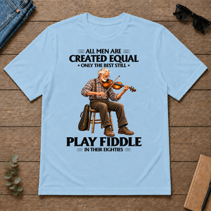 Best Fiddle Players in Their Eighties - light-blue - TS2D-LightBlue
