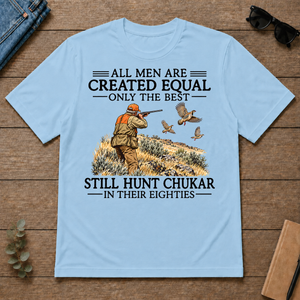 All Men Are Created Equal Chukar Hunting 80s - light-blue - TS2D-LightBlue