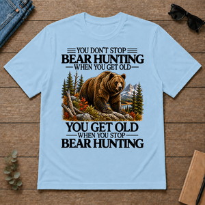Don't Stop Bear Hunting - light-blue - TS2D-LightBlue