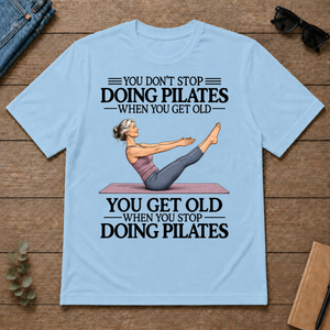 Don't Stop Pilates - light-blue - TS2D-LightBlue
