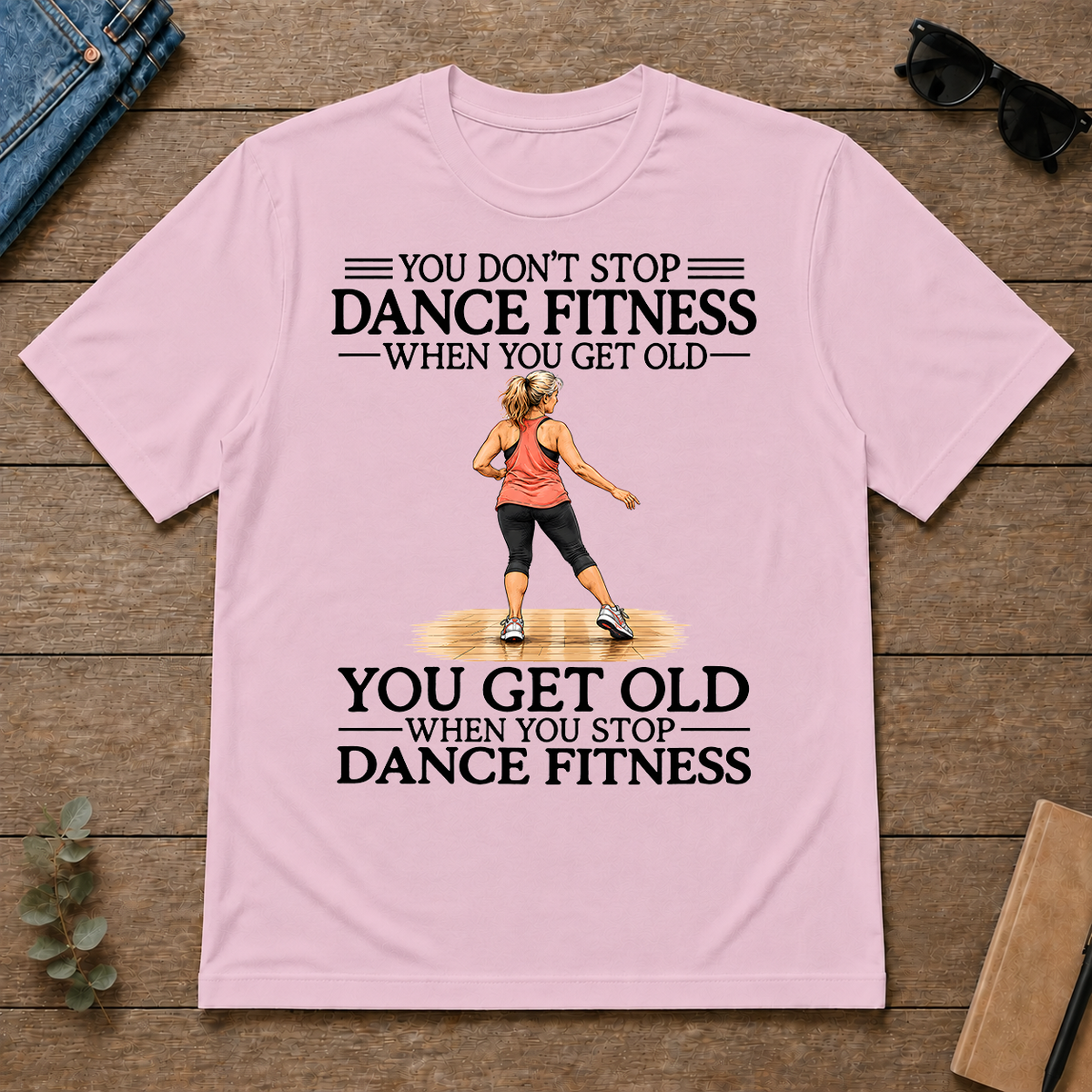 Don't Stop Dance Fitness Woman - light-pink - TS2D-LightPink