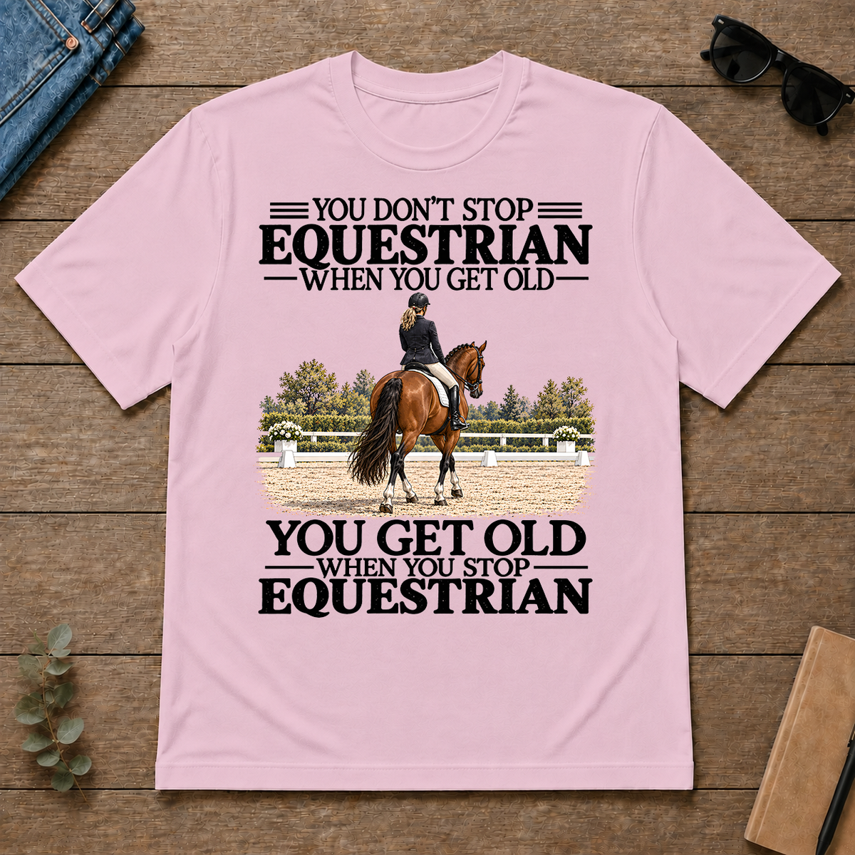 Don't Stop Equestrian - light-pink - TS2D-LightPink