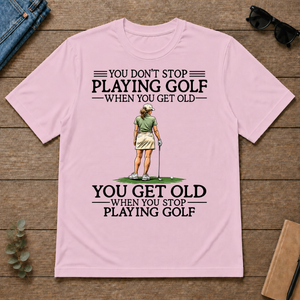 Don't Stop Playing Golf Funny - light-pink - TS2D-LightPink