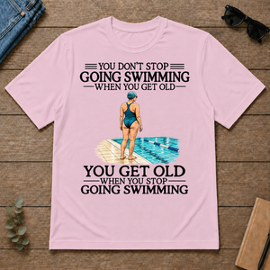 Don't Stop Going Swimming Woman - light-pink - TS2D-LightPink
